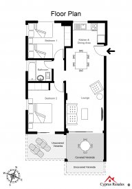 Abitare 2 Bedroom Apartment in Universal 