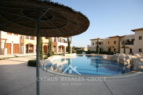 Infinity pool at Theseus Village on Aphrodite Hills, Cyprus