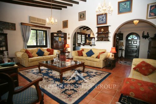 Unique interior design of Kamares villa in Tala, Paphos area, Cyprus