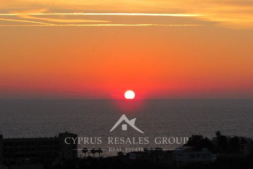 Sunset in Kissonerga, Cyprus.