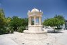 Wishing well on central square in Geroskipou, Cyprus