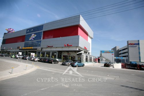 Planet Adventure entertainment center and modern Alfa Mega supermarket in Paphos