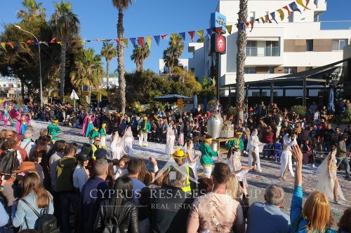 The 2020 Carnival in Paphos, Cyprus