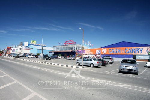 Phillipos supermarket and City supermarket in Coral Bay, Paphos, Cyprus