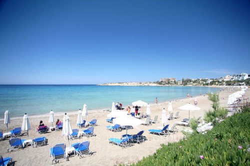 Sandy Beach, Coral Bay, Cyprus.