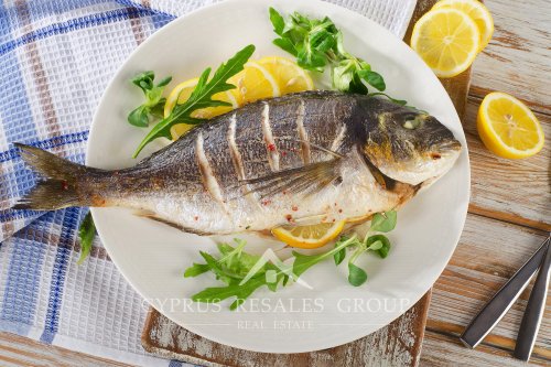 Cyprus is supplied with fresh Mediterranean Fish.