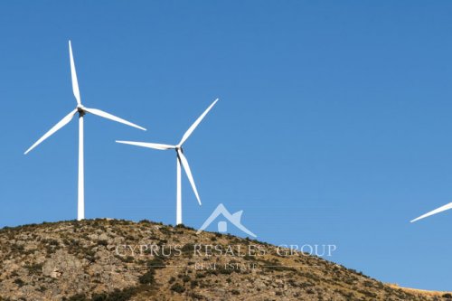 Wind Farms were introduced in Cyprus in 2010.