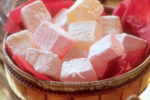 Cyprus delight is a jelly sweet that has been produced in the county for centuries. 