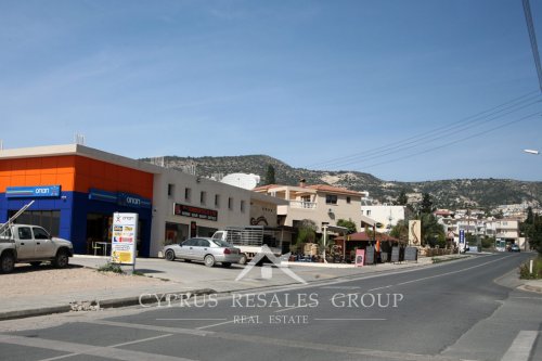 Cafes and restaurants on Michalaki Kiprianou steet in Peyia, Cyprus