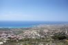 Views towards coast of Coral Bay from Melissovounos area in the upper part of Tala, Paphos